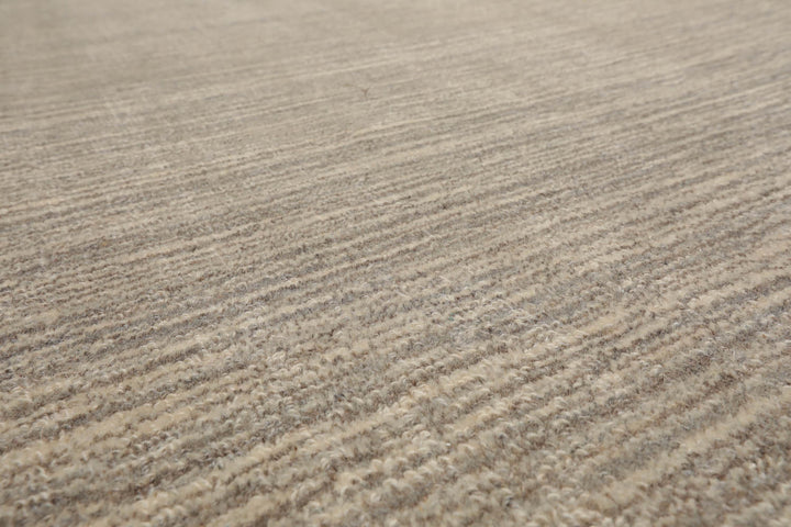Multi Size Beige Gray Color Hand Tufted Textured New Zealand Wool Contemporary Oriental Rug