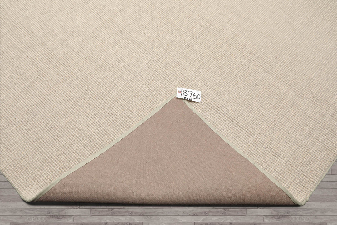 Multi Size Beige Gray Color Hand Tufted Textured New Zealand Wool Contemporary Oriental Rug