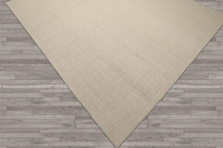 Multi Size Beige Gray Color Hand Tufted Textured New Zealand Wool Contemporary Oriental Rug