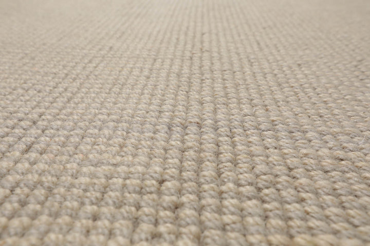 Multi Size Beige Gray Color Hand Tufted Textured New Zealand Wool Contemporary Oriental Rug