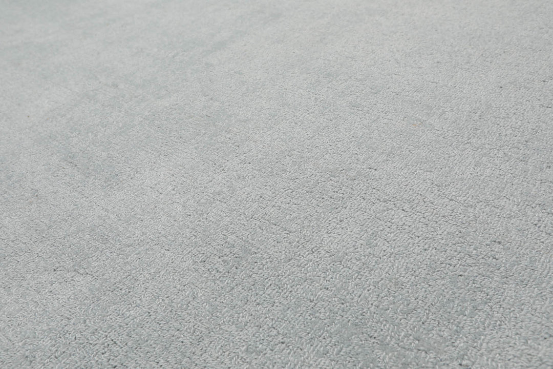 Multi Size Light Blue Color Hand Tufted Textured New Zealand Wool Contemporary Oriental Rug