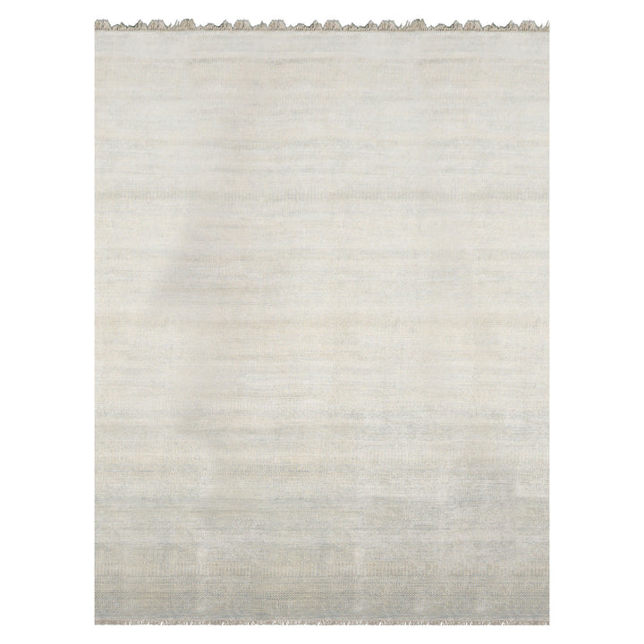 Celeste Rugs Multi Size Wool & Silk Hand Knotted  Modern & Contemporary Oriental Area Rug Beige