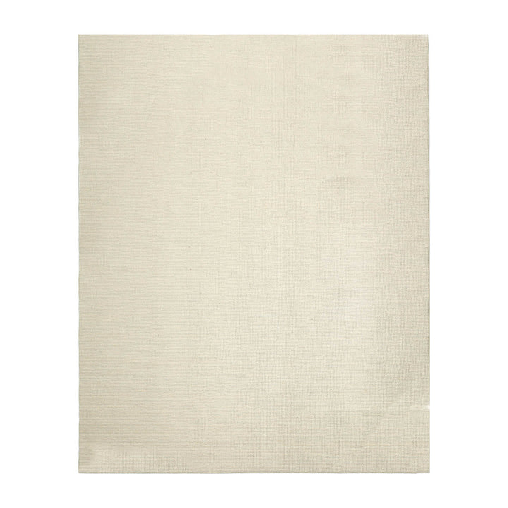 Multi Size Sea Foam Ivory Color Hand Tufted Textured New Zealand Wool Contemporary Oriental Rug