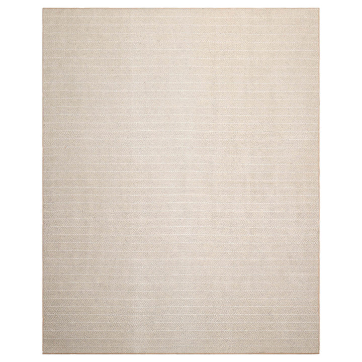 Multi Size Beige Tan Color Hand Tufted Herringbone New Zealand Wool Contemporary Oriental Rug