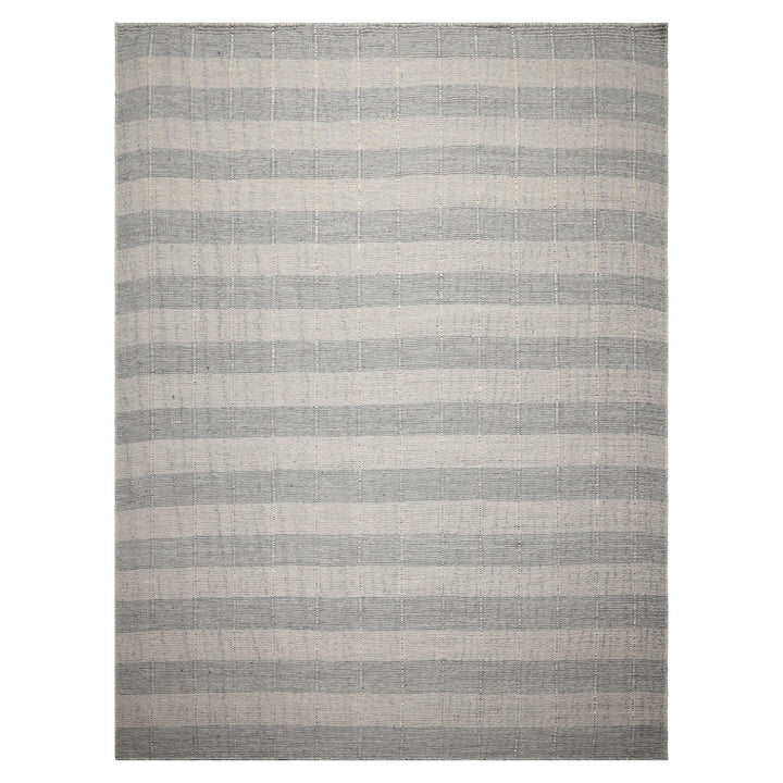 Celeste Rug Multi Size Hand Woven Gray Wool Plaid Flatweave Modern Area Rug by
