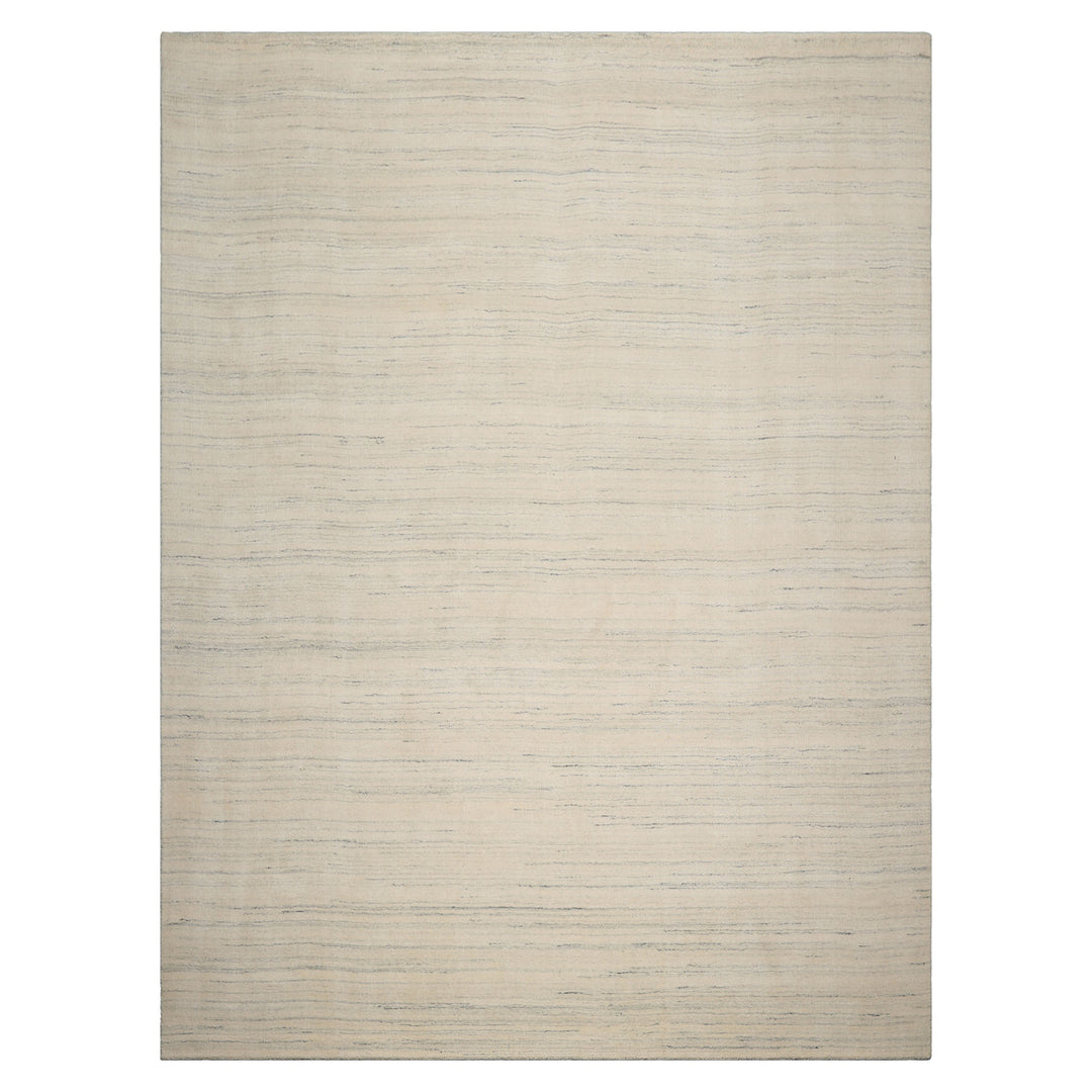 Celeste Rugs Hand Loomed Contemporary Abstract Multi Sizes Ivory Wool Oriental Area Rug