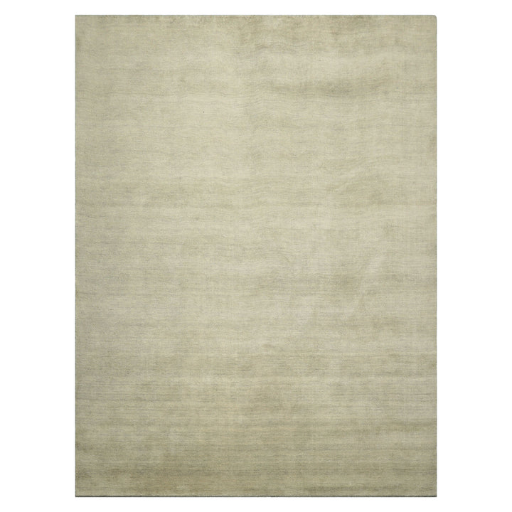 Celeste Rugs Hand Loomed Contemporary Solid Wool Multi Sizes Moss Oriental Area Rug