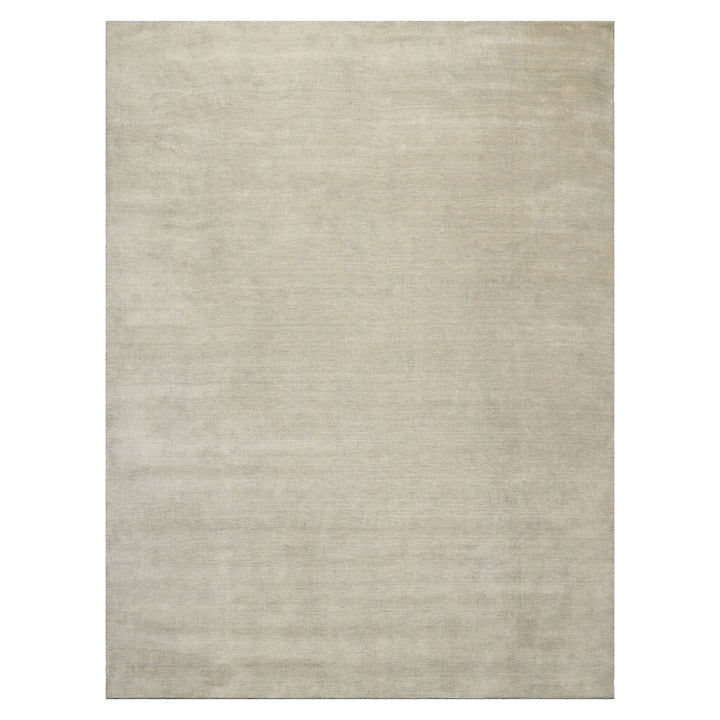 Celeste Rugs Hand Loomed Contemporary Solid Multi Sizes Gray Wool Oriental Area Rug