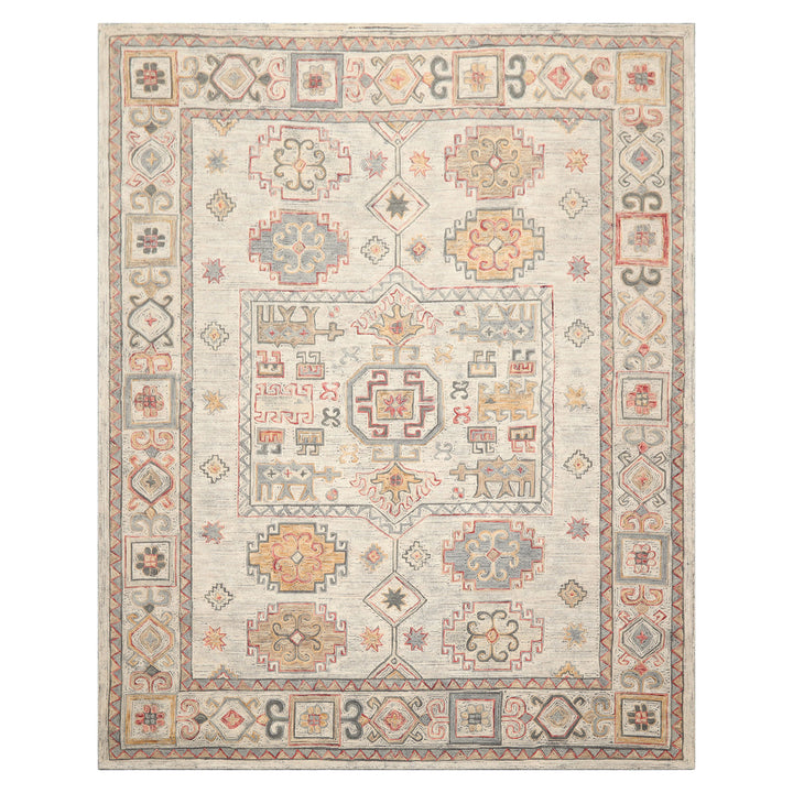Celeste Rugs LoomBloom Geometric 2'x3' Beige Hand Tufted Transitional Wool Oriental Area Rug
