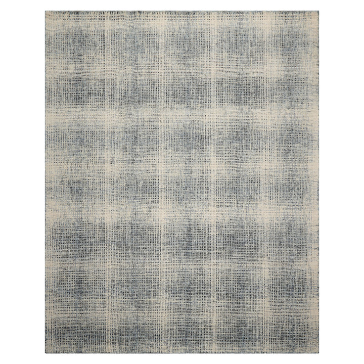 Celeste Rugs Hand Hooked Modern & Contemporary Multi Sizes Ivory Plaid Wool Oriental Area Rug