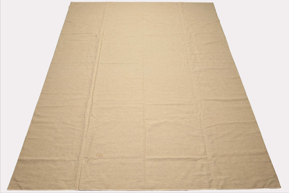 9x12 Beige, , Color Hand Woven Superfine Kilim Wool Modern Oriental Rug