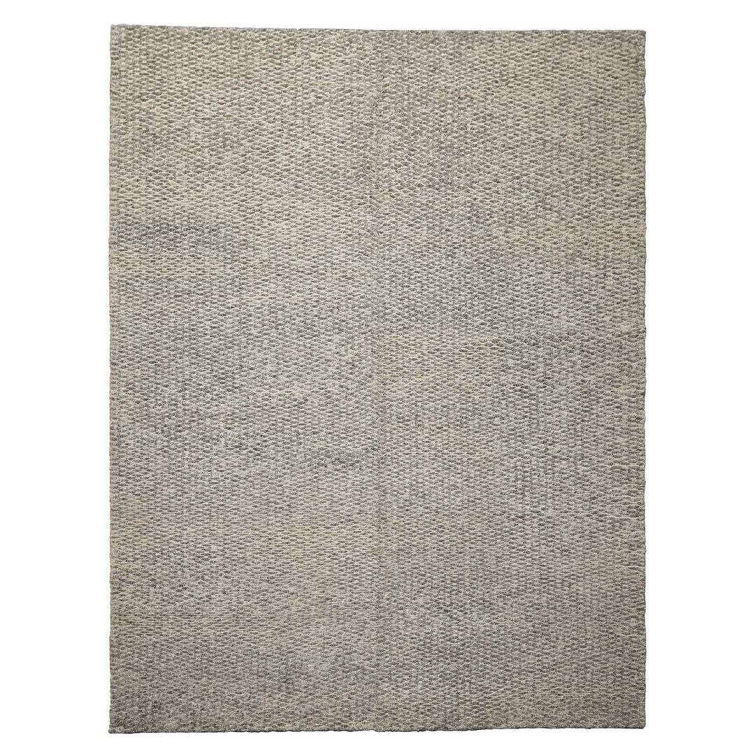 8x11 Gray, Beige, Color Hand Knotted Tibetan Wool & Jute Contemporary Oriental Rug