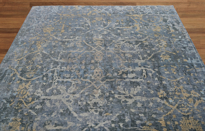 Celeste Rugs Hand Knotted 8x10 Wool Transitional Oushak Oriental Area Rug Gray.