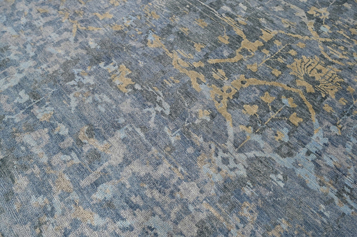 Celeste Rugs Hand Knotted 8x10 Wool Transitional Oushak Oriental Area Rug Gray.
