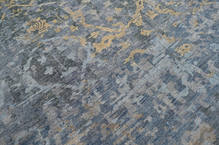 Celeste Rugs Hand Knotted 8x10 Wool Transitional Oushak Oriental Area Rug Gray.