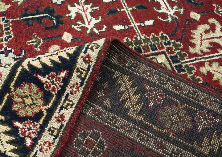 8x10 Rust, Gray, Beige Color Hand Knotted Oushak Wool Traditional Oriental Rug