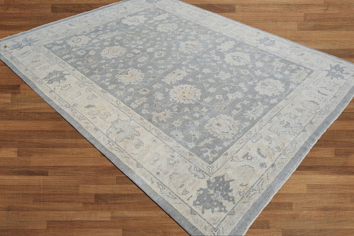 Celeste Rugs Hand Knotted Wool Oriental Area Rug Gray Traditional Oushak Multi Sizes.