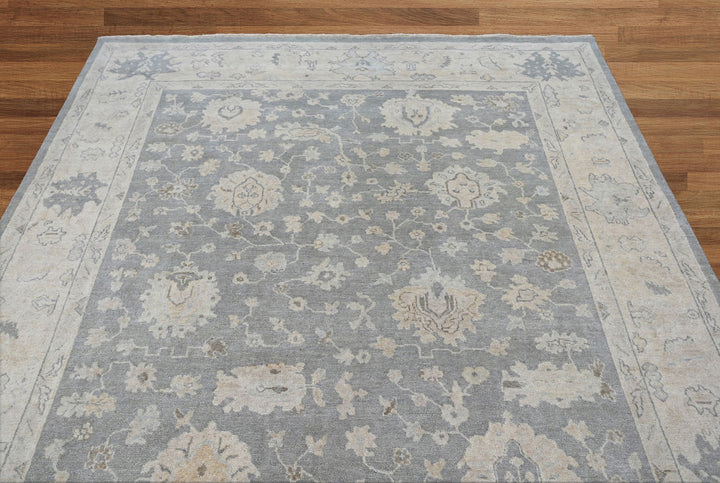 Celeste Rugs Hand Knotted Wool Oriental Area Rug Gray Traditional Oushak Multi Sizes.