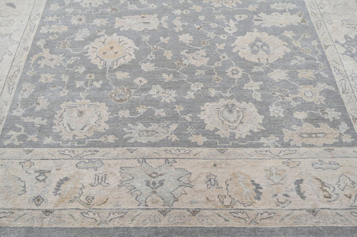 Celeste Rugs Hand Knotted Wool Oriental Area Rug Gray Traditional Oushak Multi Sizes.