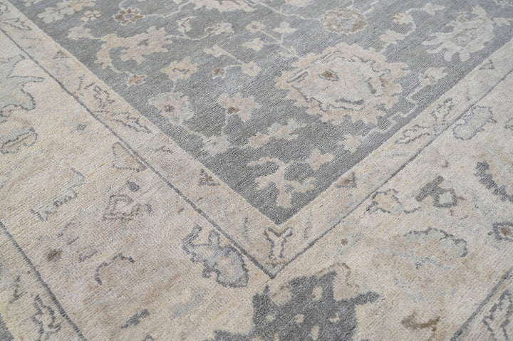 Celeste Rugs Hand Knotted Wool Oriental Area Rug Gray Traditional Oushak Multi Sizes.