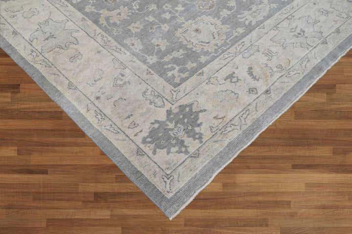 Celeste Rugs Hand Knotted Wool Oriental Area Rug Gray Traditional Oushak Multi Sizes.