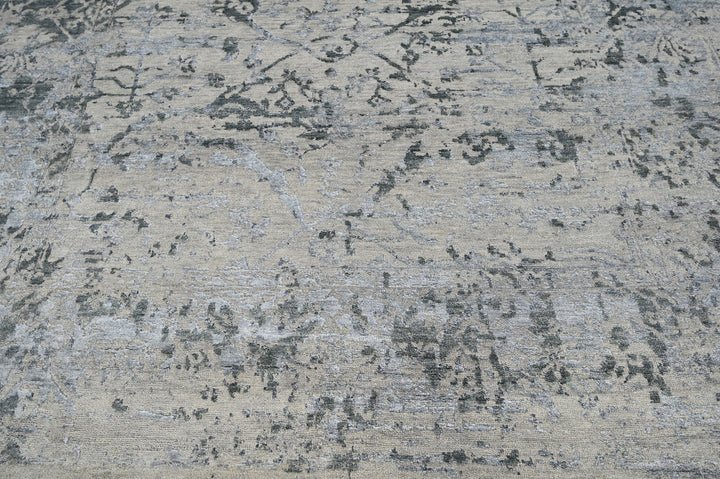 Celeste Rugs Hand Knotted 8x10 Wool Oriental Area Rug Beige Featuring a Turkish Transitional Style.