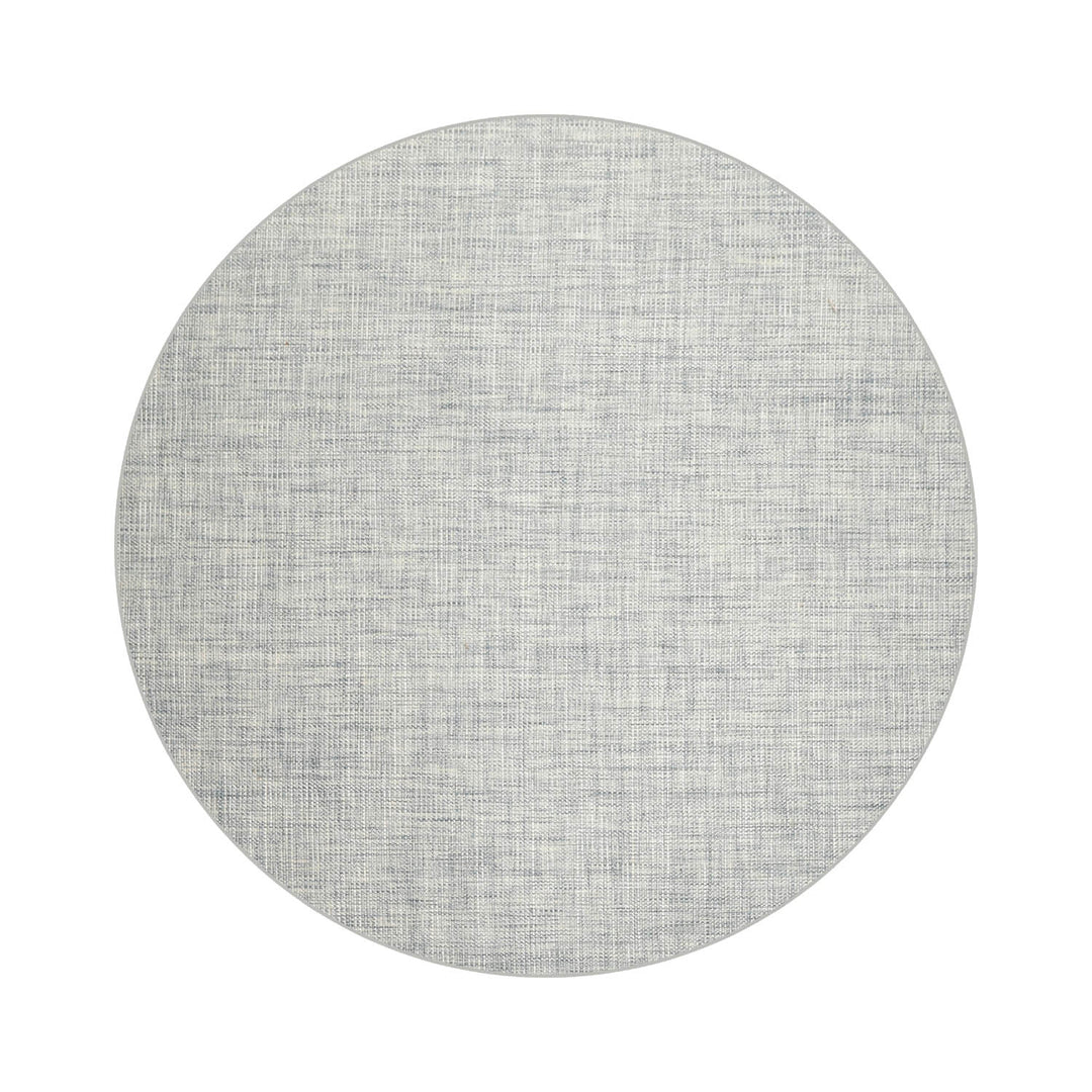 Multi Size Slate Blue Off White Color Hand Woven Textured 80%Wool & 20%Nylon Contemporary Oriental Rug