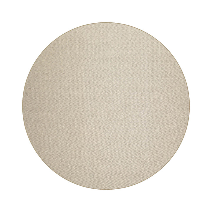 Multi Size Beige Ivory Color Hand Woven Herringbone New Zealand Wool Contemporary Oriental Rug