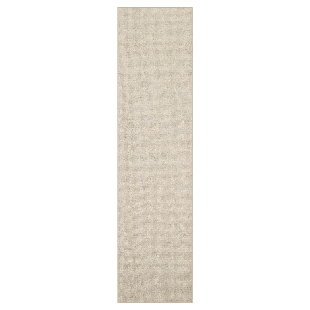 Multi Size Ivory Color Hand Tufted Textured New Zealand Wool Contemporary Oriental Rug