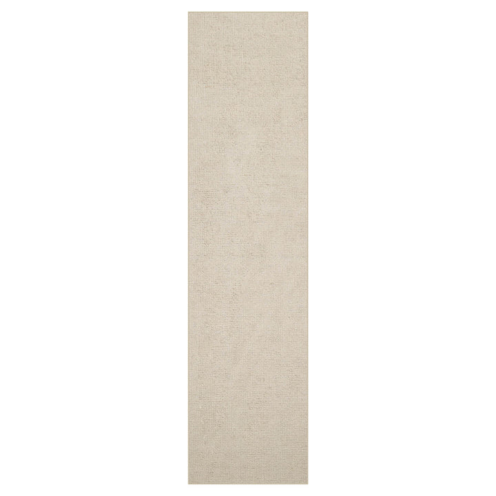 Multi Size Ivory Color Hand Tufted Textured New Zealand Wool Contemporary Oriental Rug
