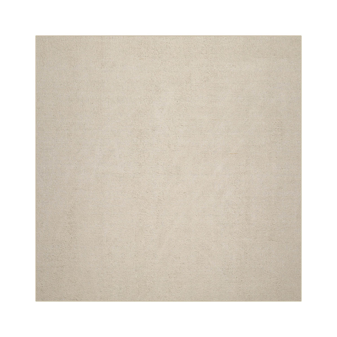 Multi Size Ivory Color Hand Tufted Textured New Zealand Wool Contemporary Oriental Rug