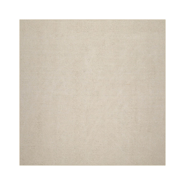 Multi Size Ivory Color Hand Tufted Textured New Zealand Wool Contemporary Oriental Rug
