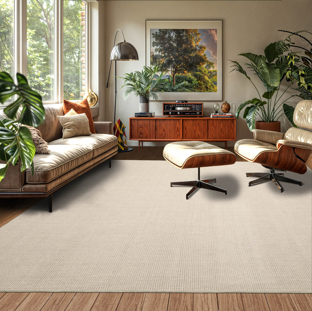Multi Size Beige Gray Color Hand Tufted Textured New Zealand Wool Contemporary Oriental Rug