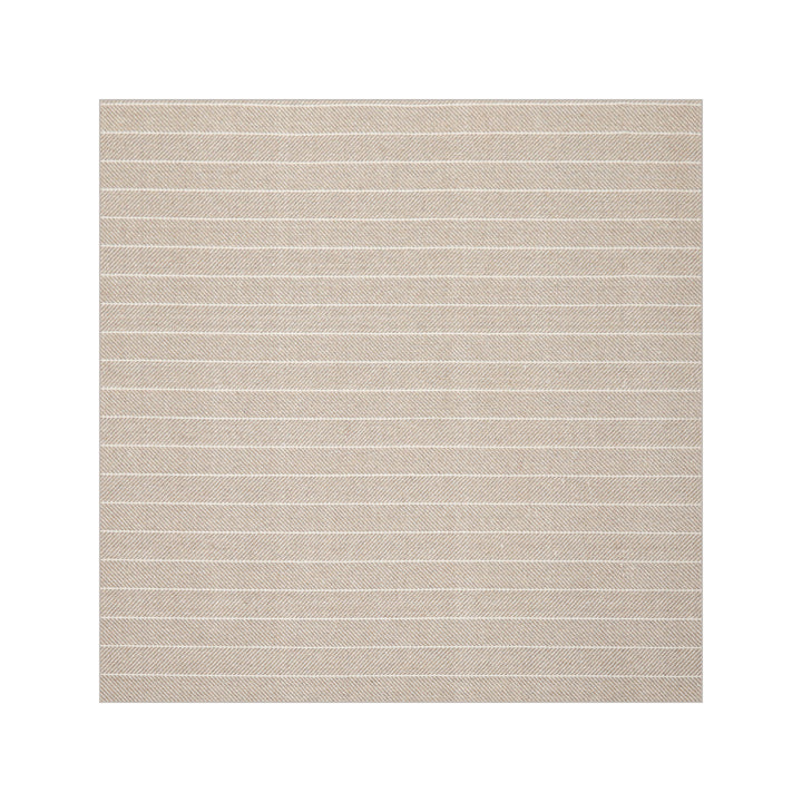 Multi Size Tan Ivory Color Hand Woven Herringbone New Zealand Wool Contemporary Oriental Rug