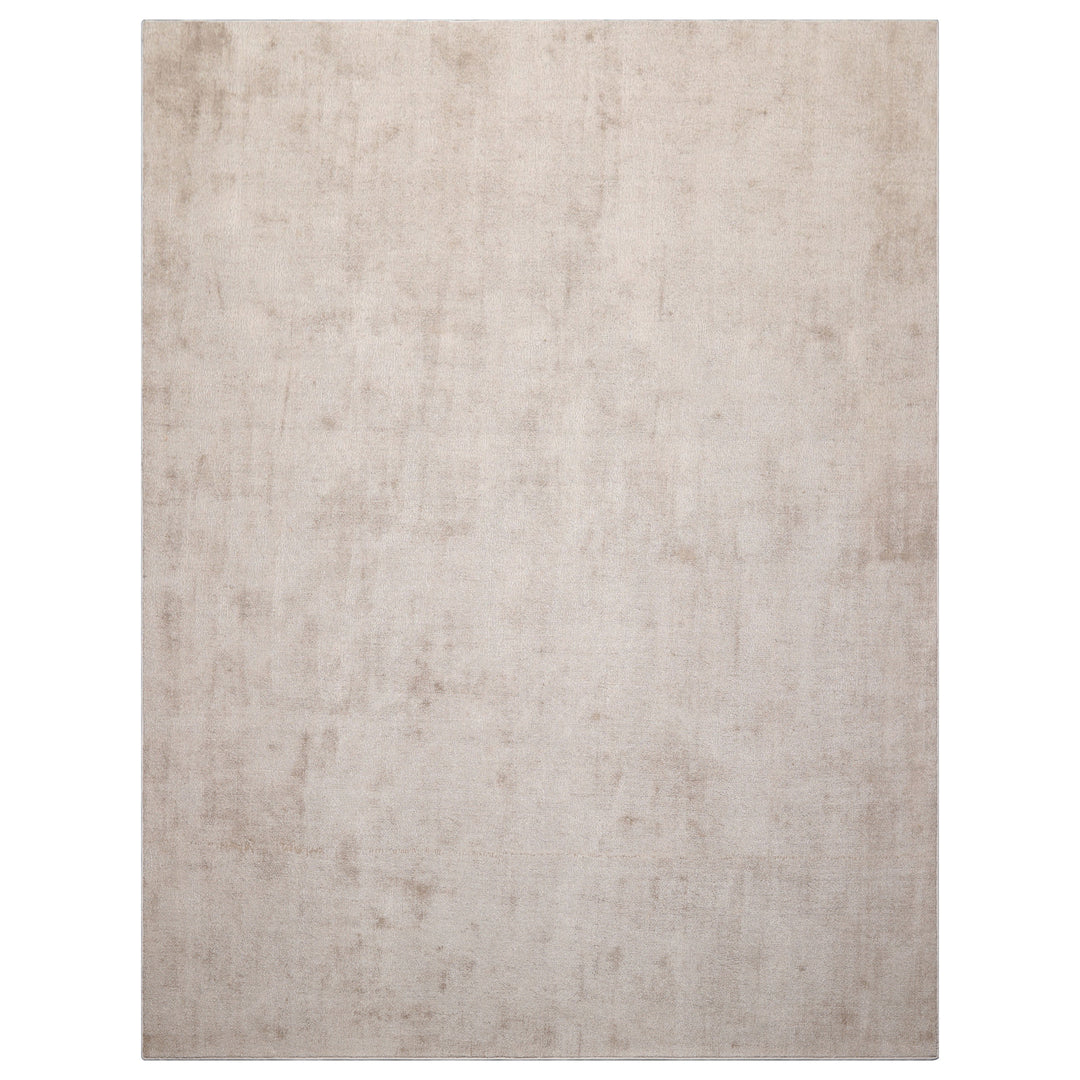 Multi Size Taupe Color Hand Tufted Textured 100% Viscose Contemporary Oriental Rug