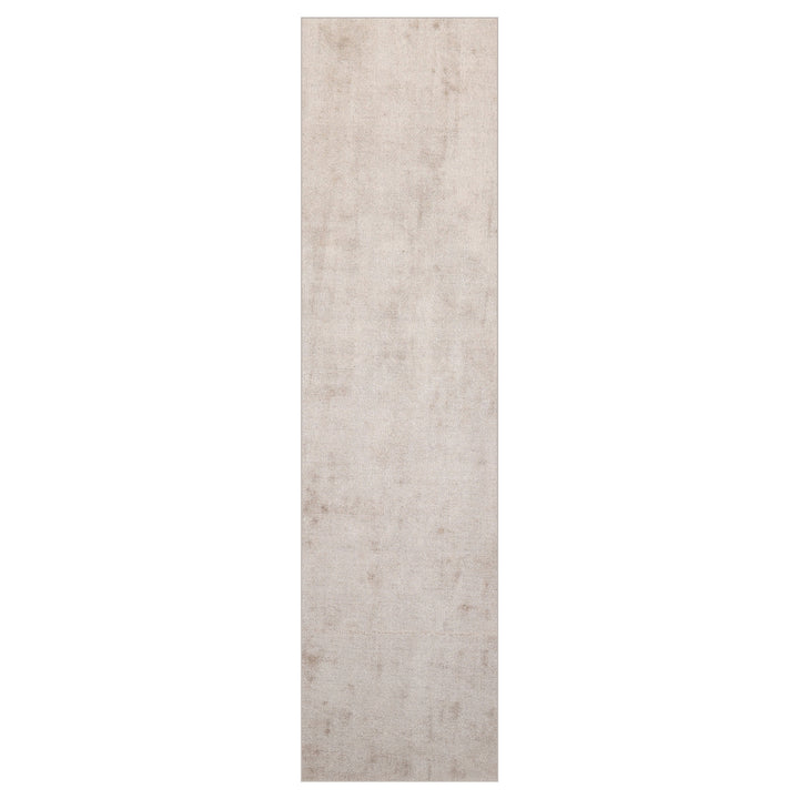 Multi Size Taupe Color Hand Tufted Textured 100% Viscose Contemporary Oriental Rug