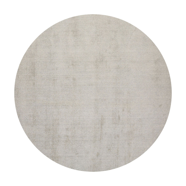 Multi Size Mossy Gray Color Hand Tufted Textured New Zealand Wool Contemporary Oriental Rug