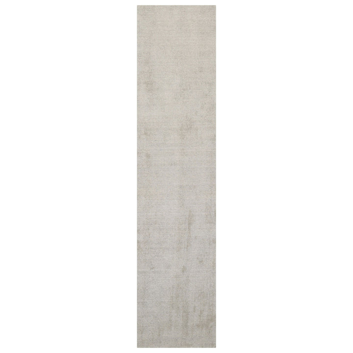 Multi Size Mossy Gray Color Hand Tufted Textured New Zealand Wool Contemporary Oriental Rug