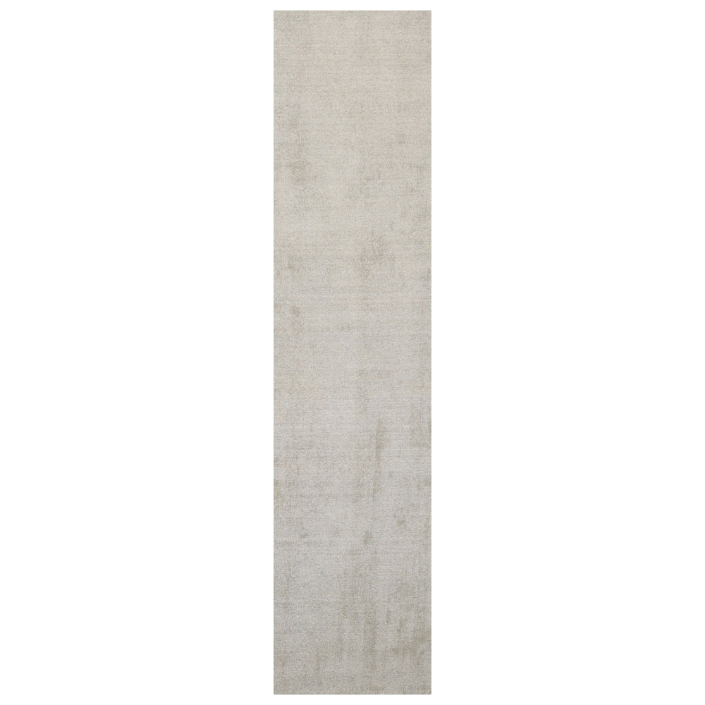Multi Size Mossy Gray Color Hand Tufted Textured New Zealand Wool Contemporary Oriental Rug