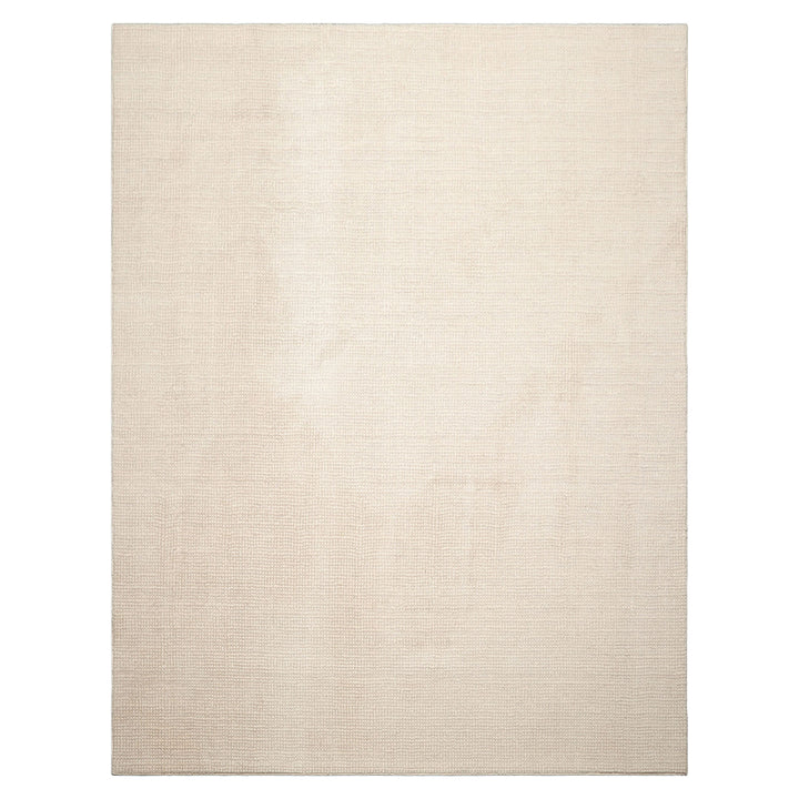Multi Size Beige Ivory Color Hand Tufted Textured New Zealand Wool Contemporary Oriental Rug