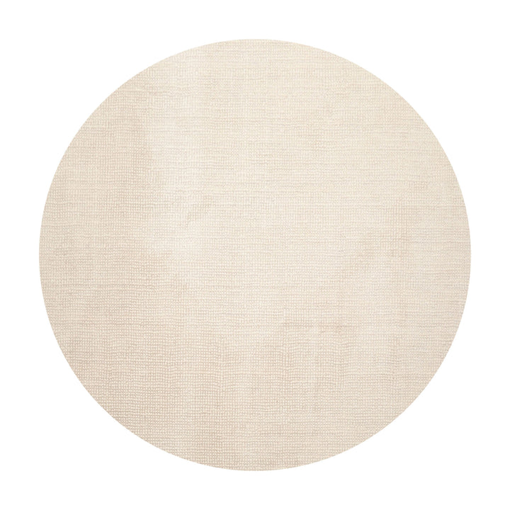 Multi Size Beige Ivory Color Hand Tufted Textured New Zealand Wool Contemporary Oriental Rug