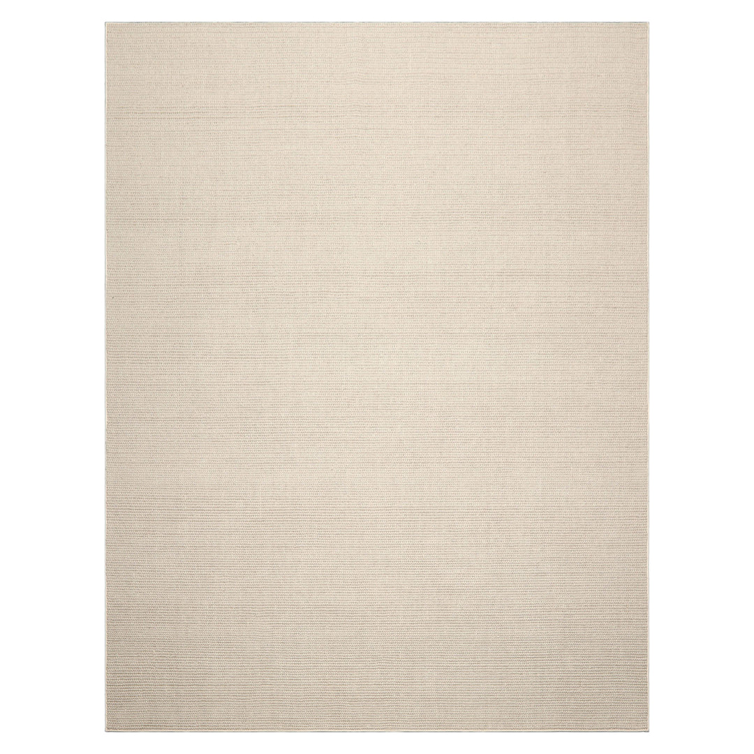 Multi Size Beige Color Hand Tufted Textured New Zealand Wool Contemporary Oriental Rug