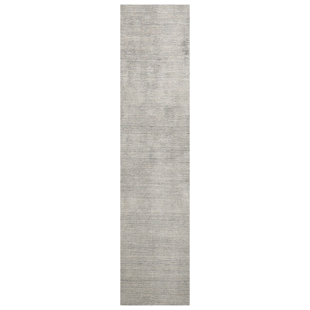 Multi Size Beige Gray Color Hand Tufted Textured New Zealand Wool Contemporary Oriental Rug