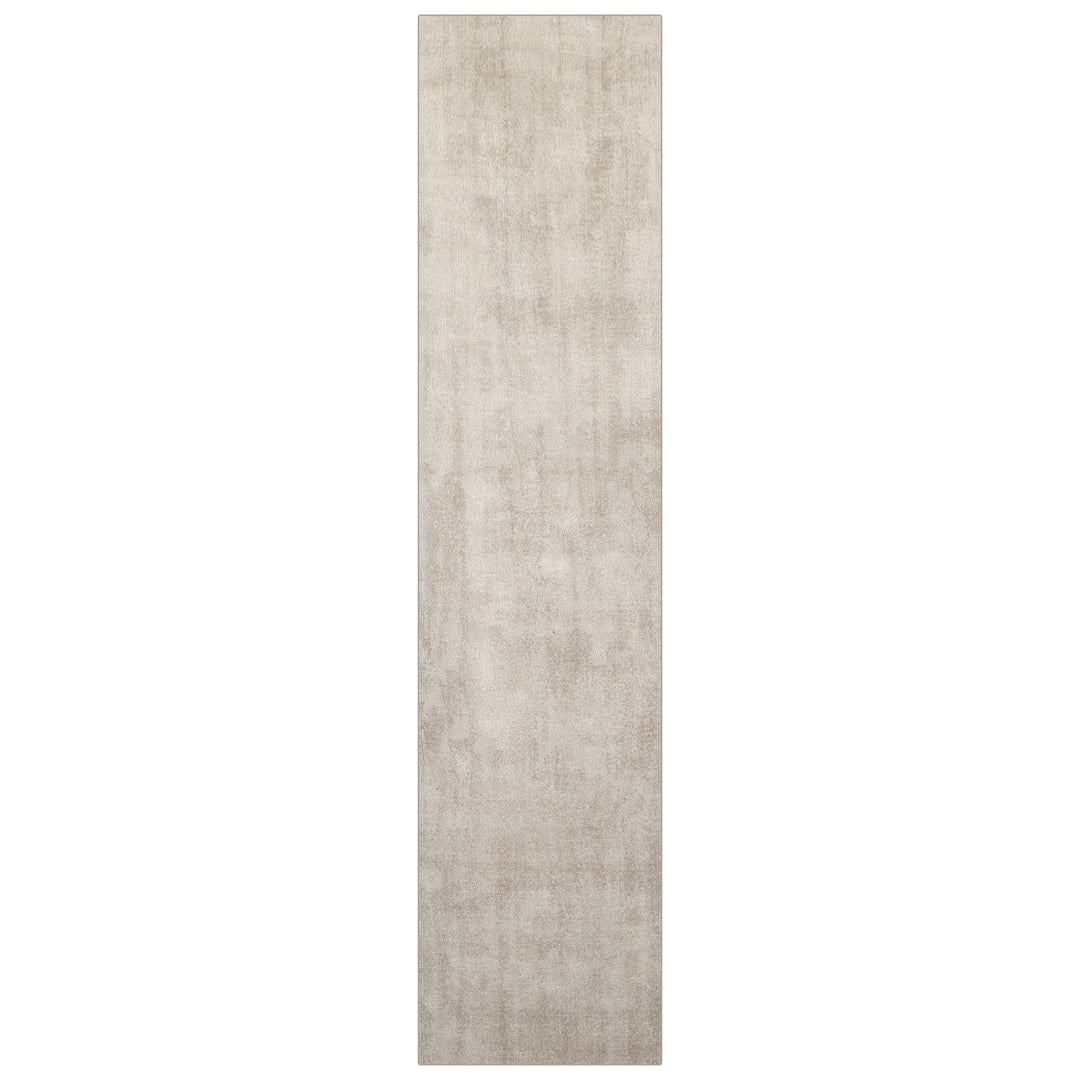 Multi Size Gray Beige Color Hand Tufted Textured New Zealand Wool Contemporary Oriental Rug
