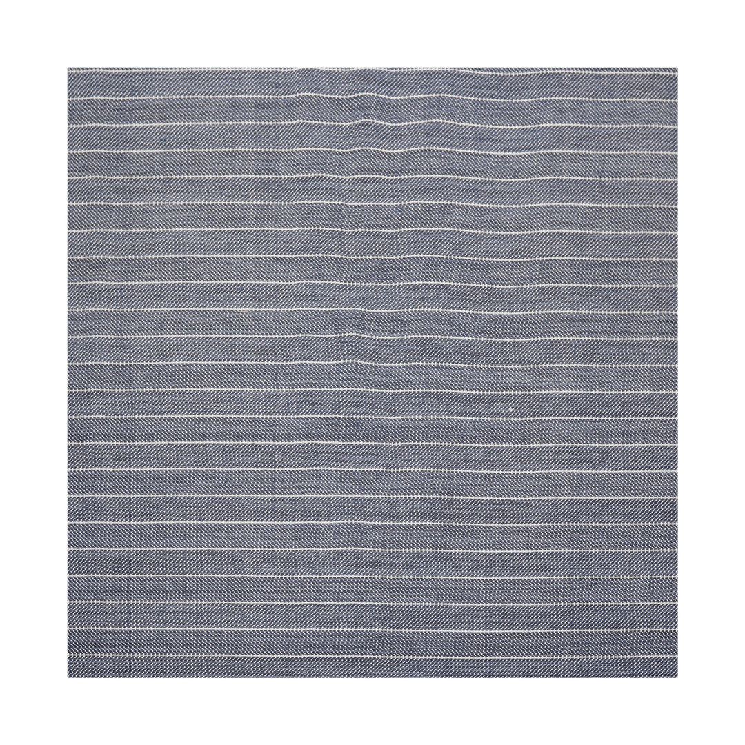 Multi Size Navy Gray Color Hand Woven Herringbone New Zealand Wool Contemporary Oriental Rug