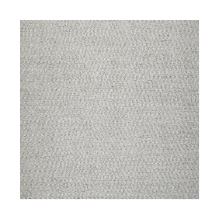 Multi Size Ash Gray Color Hand Woven Textured New Zealand Wool Modern Oriental Rug