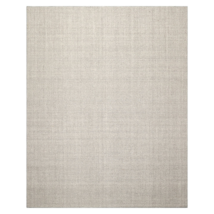 Multi Size Ivory Gray Color Hand Tufted Textured New Zealand Wool Modern Oriental Rug