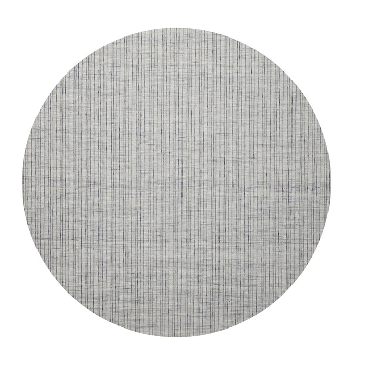Multi Size Silver Gray Slate Color Hand Woven Flatweave Wool and Polyster Modern Oriental Rug