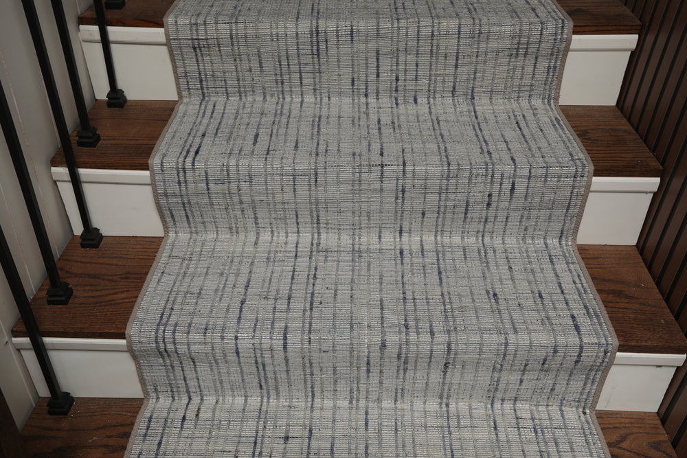 Multi Size Silver Gray Slate Color Hand Woven Flatweave Wool and Polyster Modern Oriental Rug