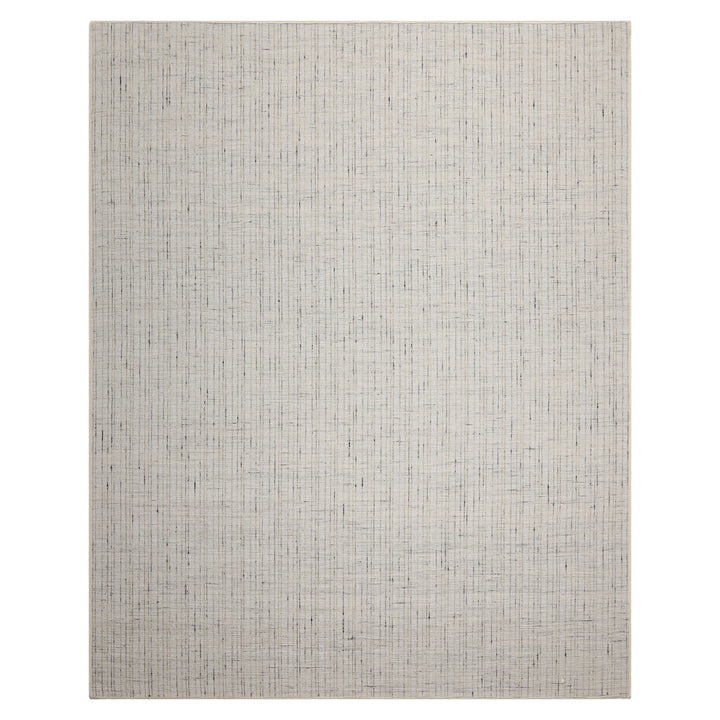 Multi Size Ivory  Gray Beige Color Hand Loomed Flatweave Wool and Polyster Modern Oriental Rug
